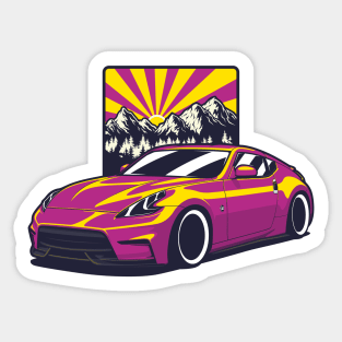 Purple 370z Sticker